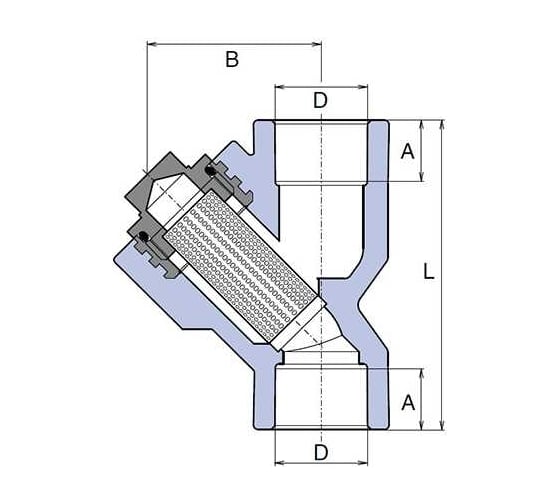 Фильтр WAVIN EKOPLASTIK 25 SFI025XXXX