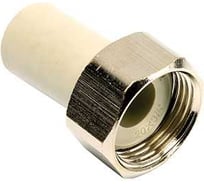 Штуцер WAVIN EKOPLASTIK пластик, 20x3/4" с НГ SHM02025XX