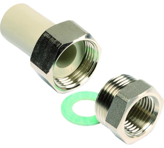 Муфта WAVIN EKOPLASTIK PP-R D32x1"РВ, со сгоном, EK SSI03232XX 1