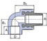 Колено WAVIN EKOPLASTIK 20x3/4" НР SKOE02025X 2