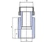 Муфта WAVIN EKOPLASTIK 20x3/4 с НГ SNAM02025X 2