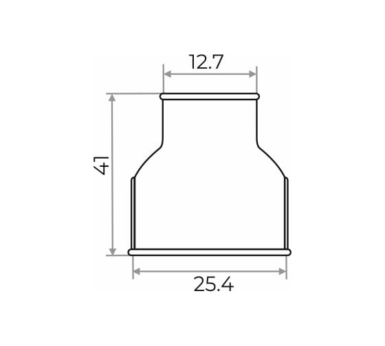 Переходная муфта Сантис 1"х1/2" вр чугун 004134