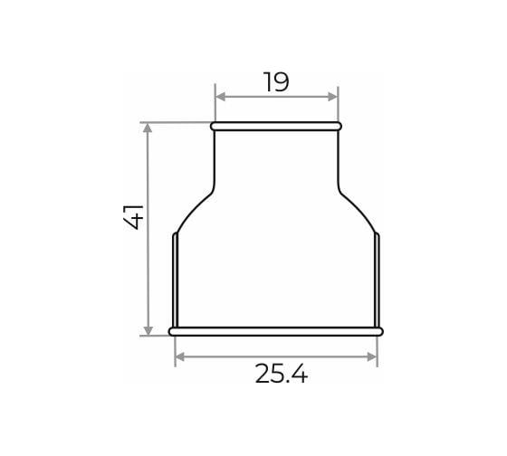 Переходная муфта Сантис 1"х3/4" вр чугун 003807