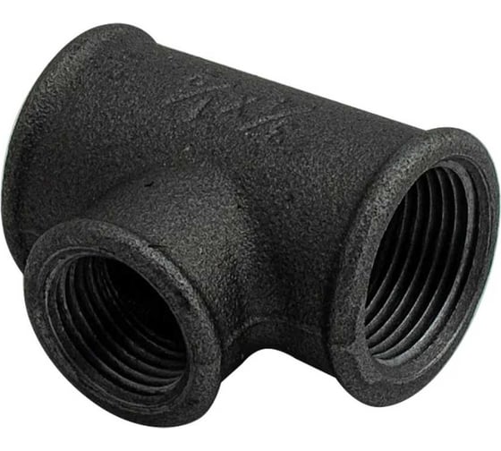 Переходной тройник Сантис 90 3/4"х1/2" вр чугун 000762