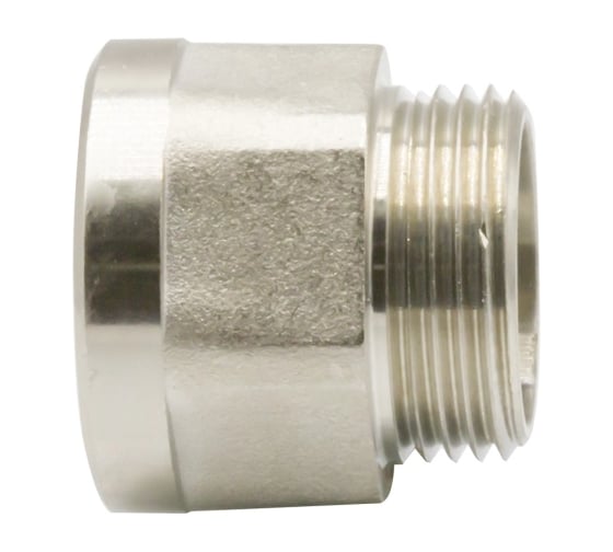 Переходник VRT 3/4'' вн/нар, никель, l20 мм 550965