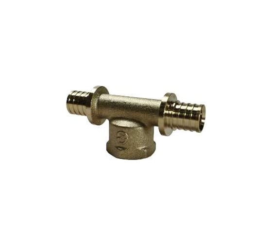 Тройник SINIKON с переходом на ВР, латунь, 25(3.5)х3/4"х25(3.5) FA250704