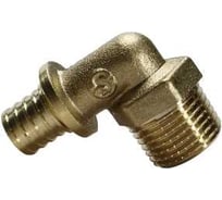 Угольник SINIKON с переходом на НР, латунь, 16(2.2)х1/2" FA161001
