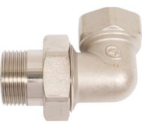 Сгон (американка) DOUBLE-LIN латунный никелированный угловой н/в 1" LL6049 (1")