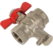 Кран для подключения термодатчика MVI 1/2" x 8 мм, бабочка BV.648.04