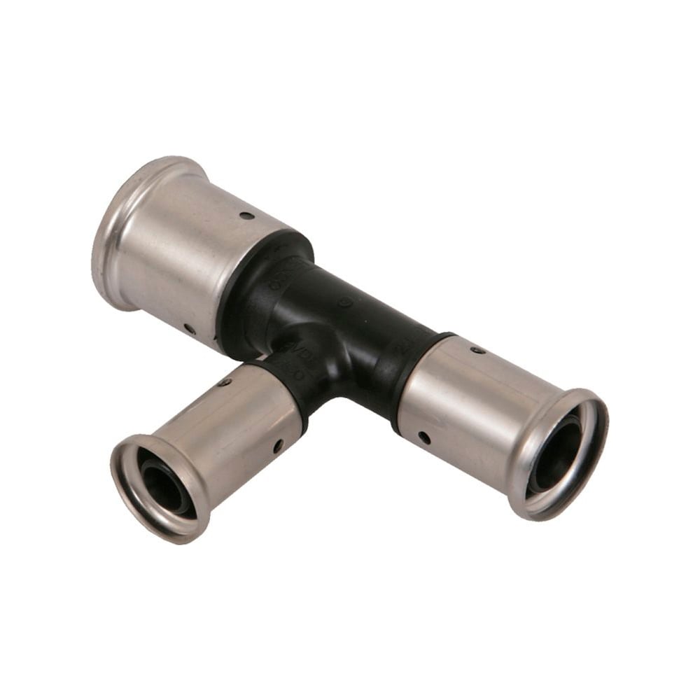 Переходный тройник Henco уменьшенный с двух сторон, пвдф пресс ...