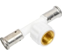 Тройник Henco вр, пвдф пресс (белый), 16x1/2"x16 13PKW-160416