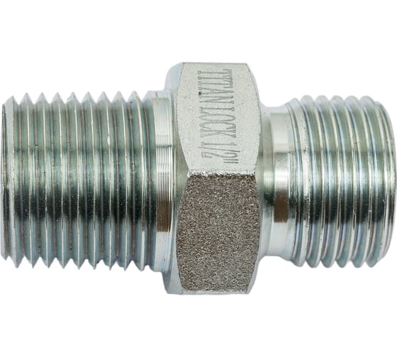 Переходной ниппель TITAN LOCK сталь, 1/2", НР BSP/НР NPT, TL1/2RMBS-MNP