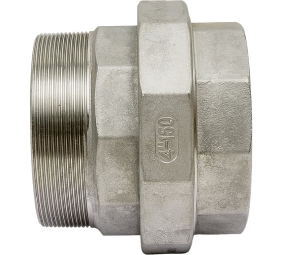 Американка TITAN LOCK нержавеющая (AISI304) 4", ВР/НР TL4UFM