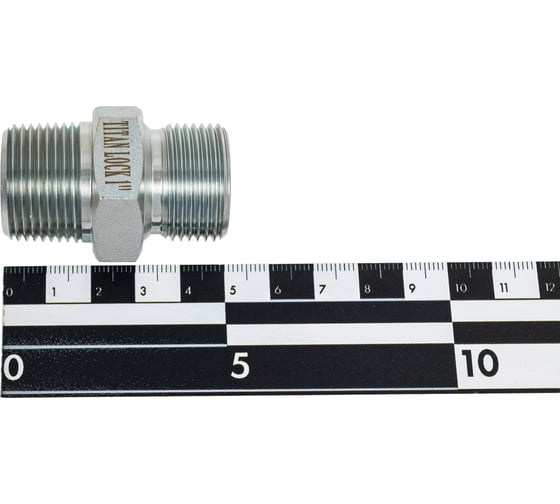 Переходной ниппель TITAN LOCK сталь, 3/4", НР BSP/НР NPT, TL3/4RMBS-MNP