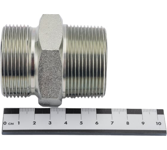 Переходной ниппель TITAN LOCK сталь, 1.1/2", НР BSP/НР NPT, TL1.1/2RMBS-MNP
