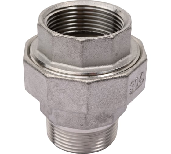 Американка TITAN LOCK нержавеющая (AISI304) 1-1/4", ВР/НР TL1.1/4UFM