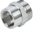 Переходной ниппель TITAN LOCK нержав. (AISI304), 1", НР BSP/ВР NPT, TL1RMBS-FNP-S 1