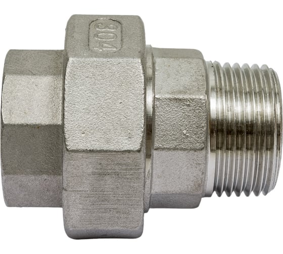 Американка TITAN LOCK нержавеющая (AISI304) 1", ВР/НР TL1UFM