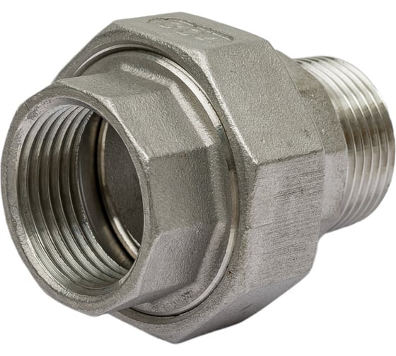 Американка TITAN LOCK нержавеющая (AISI304) 1", ВР/НР TL1UFM