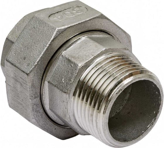 Американка TITAN LOCK нержавеющая (AISI304) 1", ВР/НР TL1UFM