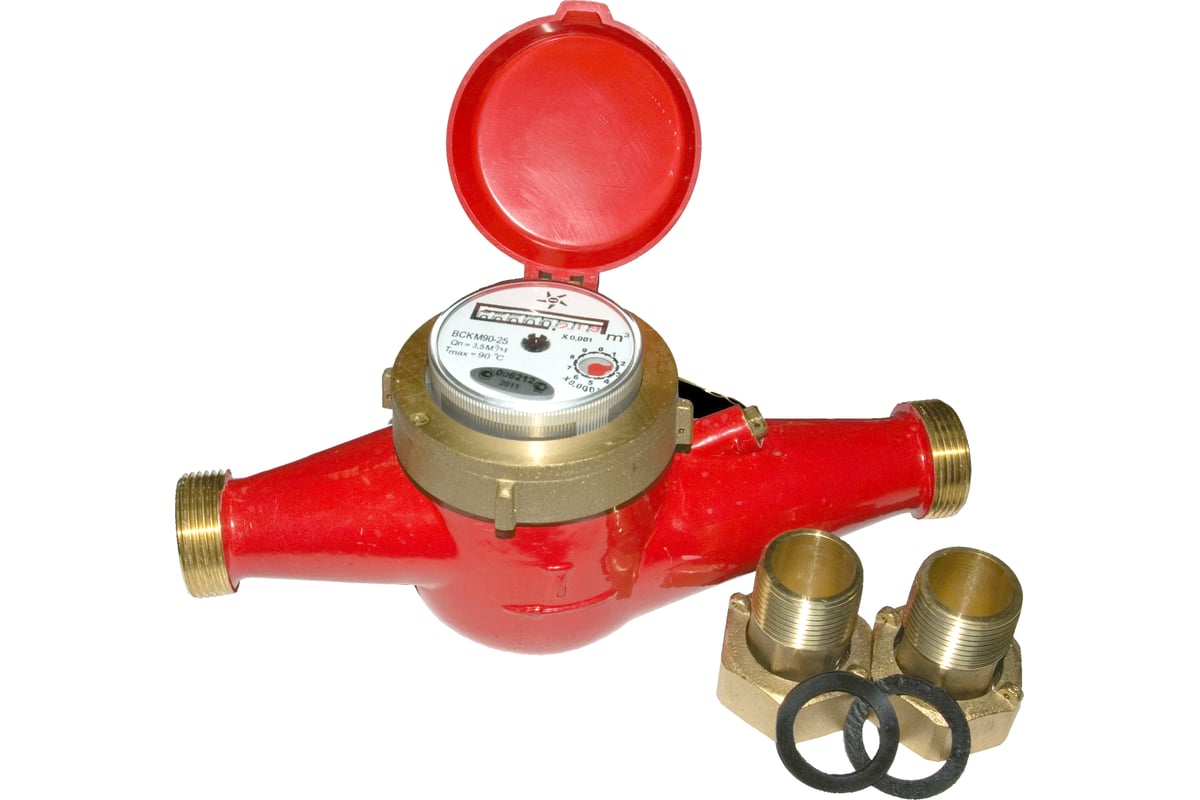 Счетчик г/в ПК Прибор ВСКМ 90-40 Ду40 Ру16 Тдо120С L=300мм - выгодная ...