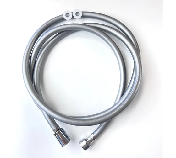 Шланг для душа ELKA 1/2"-1/2", 170 см, пвх серый ТД.030464