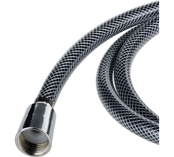 Шланг для душа ELKA 1/2"-1/2", 150 см, пвх, сетка черно-серый ТД.030463