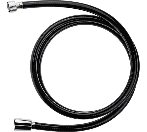 Шланг для душа ELKA 1/2"-1/2", 200 см, пвх, черный глянцевый ТД.030461