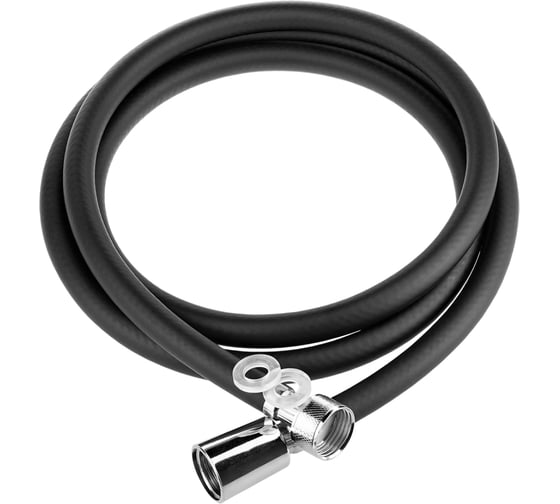 Шланг для душа ELKA 1/2"-1/2", 200 см, пвх, черный матовый ТД.030460 1