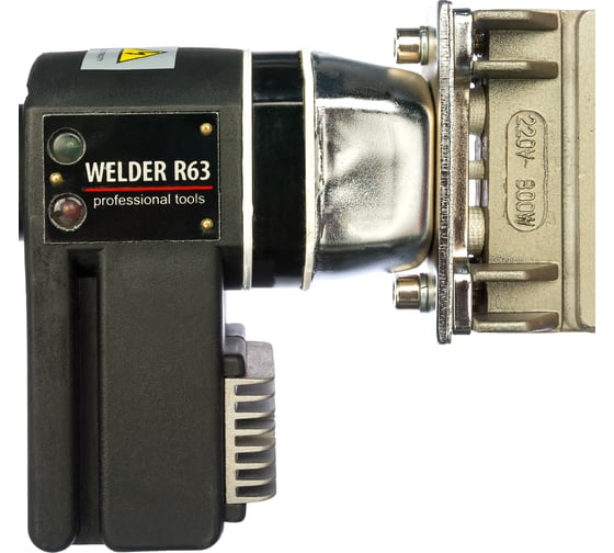 Аппарат для раструбной сварки REKON Welder R63 800 Вт, 220 В, в вомплекте с насадками d 20, 25, 32, 40, 50, 63 мм 101063