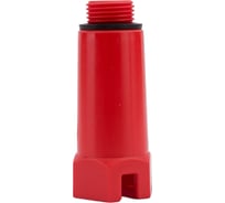 Заглушка RTP длинная, 1/2, пластик, красная 30375