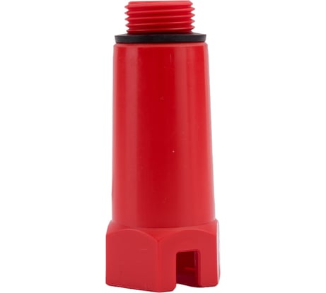 Заглушка RTP длинная, 1/2, пластик, красная 30375
