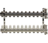 Коллекторный блок с термостатическими вставками и запорными клапанами KROMWELL 1x3/4x11 EU.ST6071150 1x34x11_k