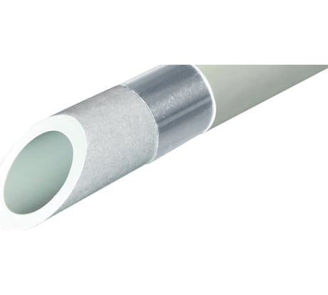Труба PP-RCT 25х2.8, 4м с алюминиевым слоем без перфорации FV-Plast Stabioxy 106425