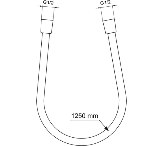 Шланг для душа Ideal Standard Be125aa idealflex 1250 мм 00000106272