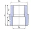Переход WAVIN EKOPLASTIK 50/25 ВН/НР SRE15025RCT 2