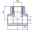 Тройник WAVIN EKOPLASTIK 25x1/2" ВР STKI02520X 2