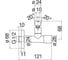 Угловой переходник Nobili av00121/21rcp 00000124989 2
