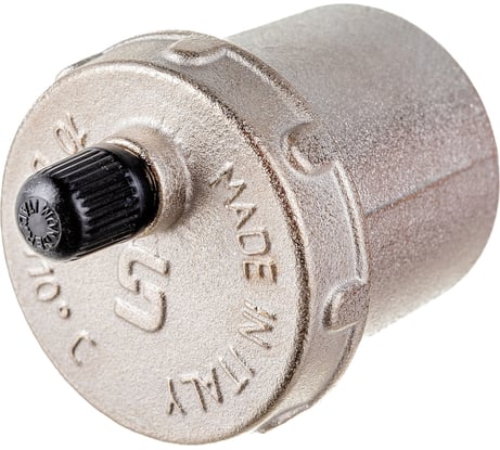 Автоматический воздухоотводчик с боковым подключением и верхним выпуском HP 1/2 никелированный Uni-Fitt 232N2000