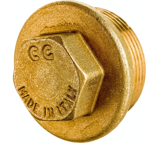 Заглушка Н 1-1/2 латунная Uni-Fitt 608G6000