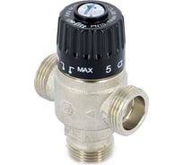 Термосмесительный клапан Н 3/4, 30-65С, смешение в центр Uni-Fitt 353N2230