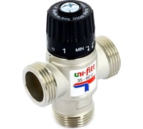Термосмесительный клапан Н 1, 35-60С, смешение боковое Uni-Fitt 351N3140