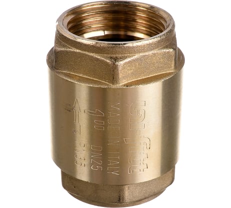 Обратный пружинный клапан 1" металлический затвор Uni-Fitt 222G4000