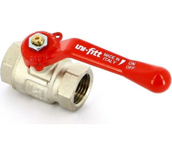 Полнопроходной кран ВВ 1/2, ручка Uni-Fitt 110L2000