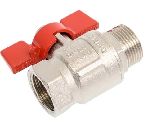 Полнопроходной кран НВ 3/4, бабочка Uni-Fitt 111T3000