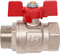 Полнопроходной кран НВ 1, бабочка Uni-Fitt 111T4000