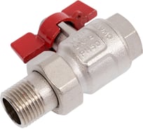 Полнопроходной кран НВ 1/2 с разъемным соединением, бабочка Uni-Fitt 113T2000