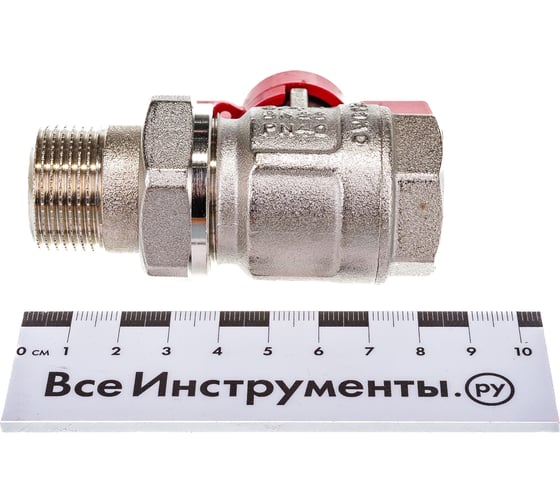 Полнопроходной кран НВ 3/4 с разъемным соединением, бабочка Uni-Fitt 113T3000
