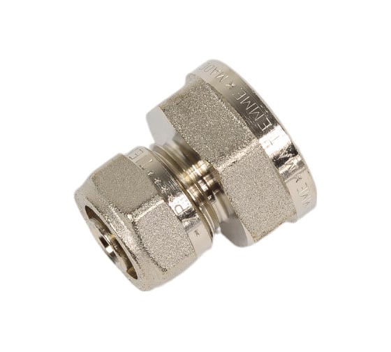 Обжимная муфта - В 16х3/4 никелированная Uni-Fitt 661N6300