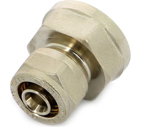 Обжимная муфта - В 20х3/4 никелированная Uni-Fitt 661N7300